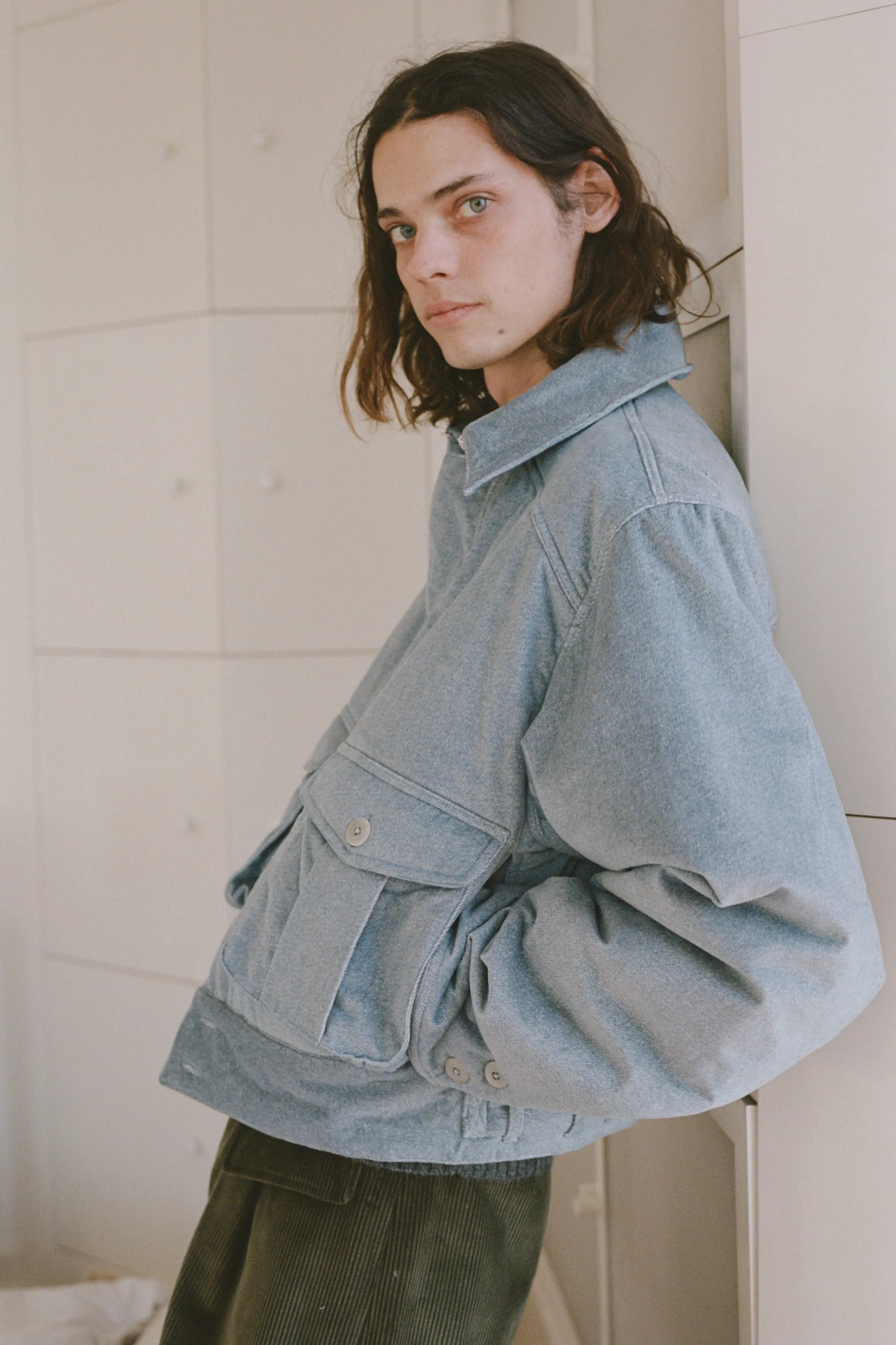 PILOT JACKET, LIGHT BALTICO