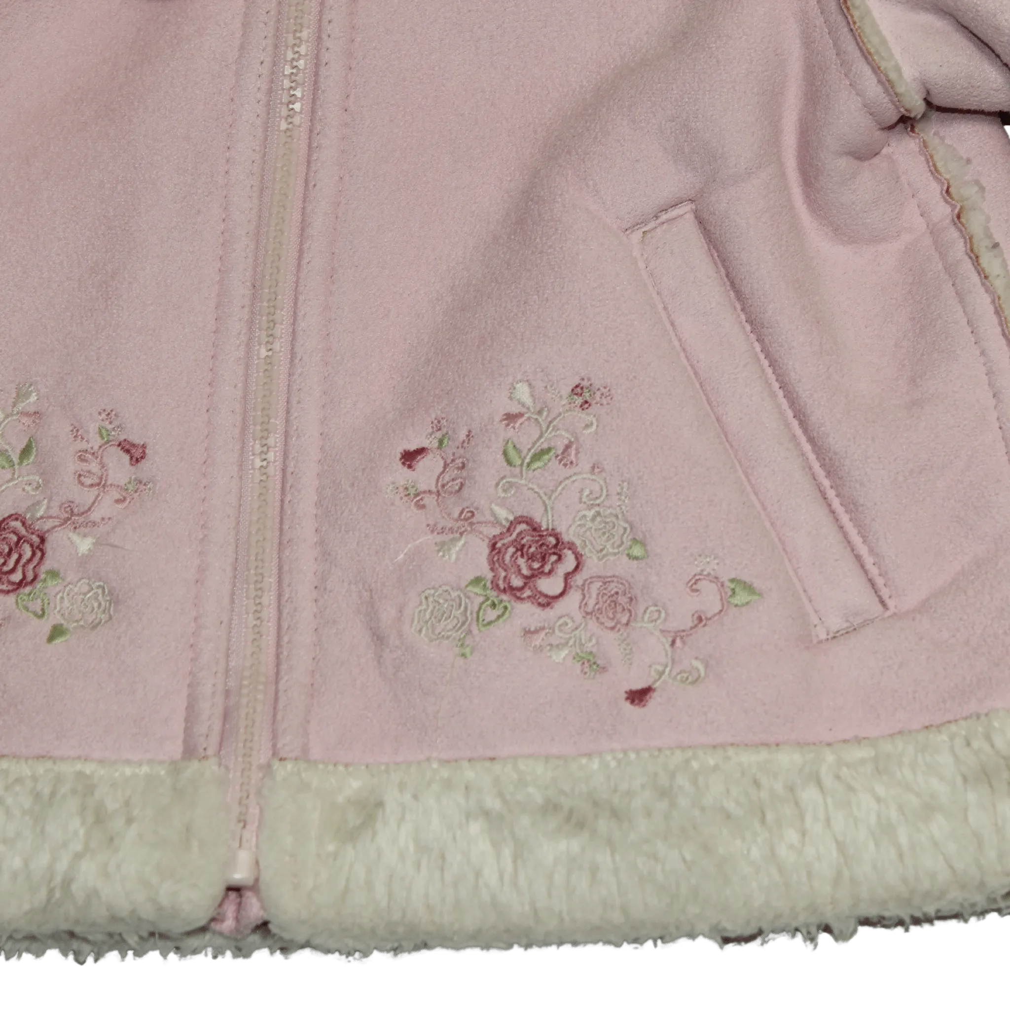 Pink Shearling Jacket