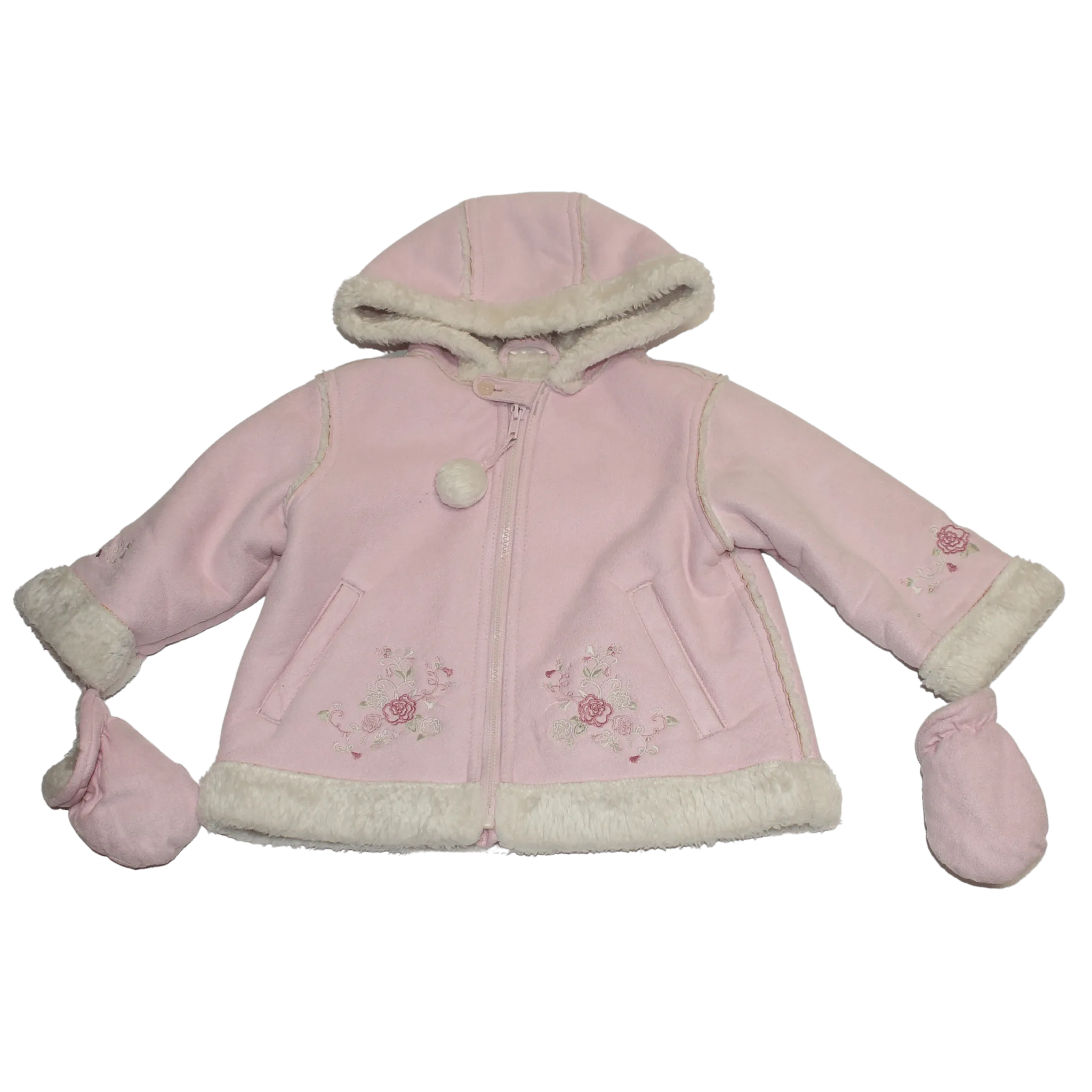 Pink Shearling Jacket