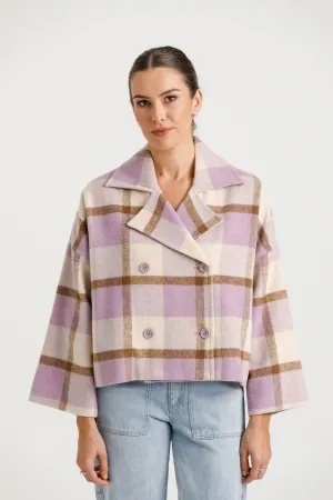 PIXIE COAT - EARTHY LILAC