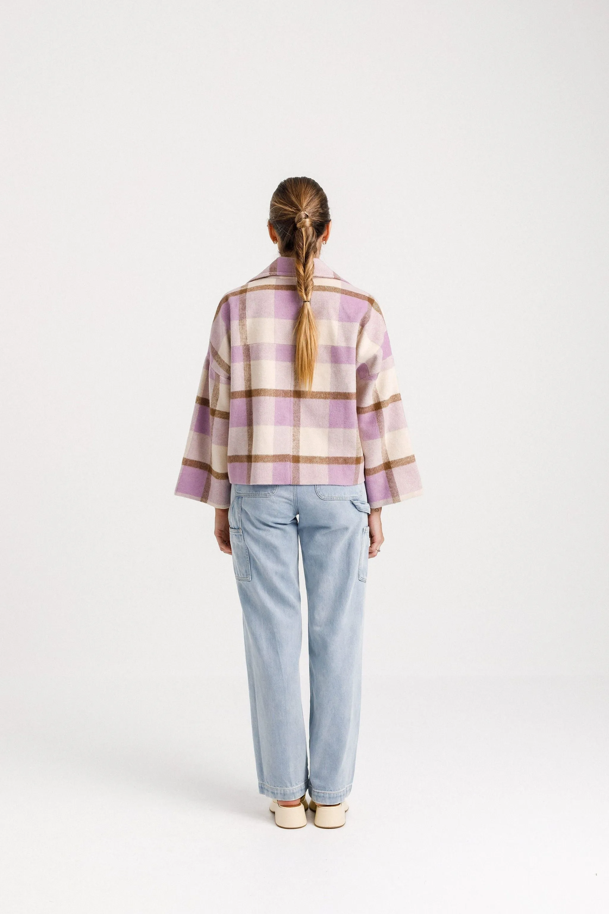 PIXIE COAT - EARTHY LILAC