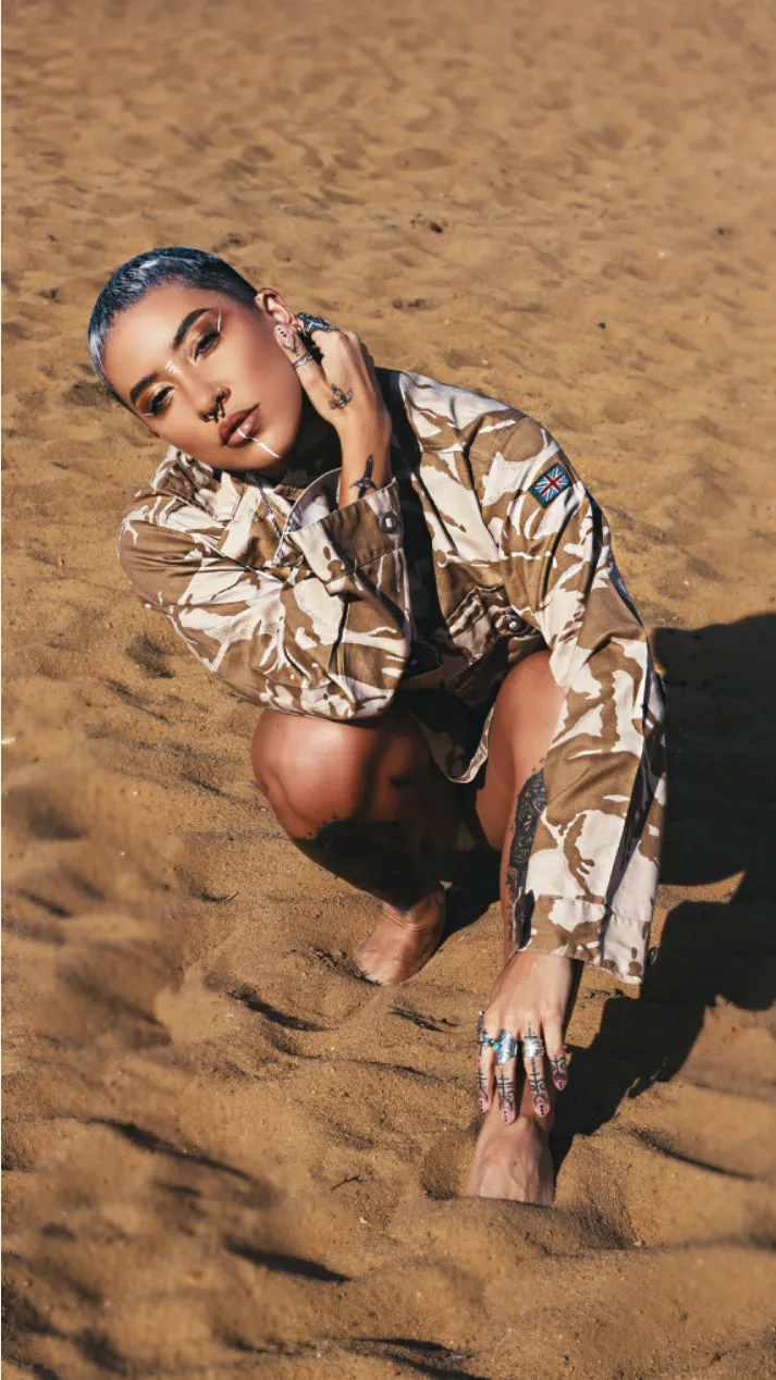 Plain Desert Camo Jacket