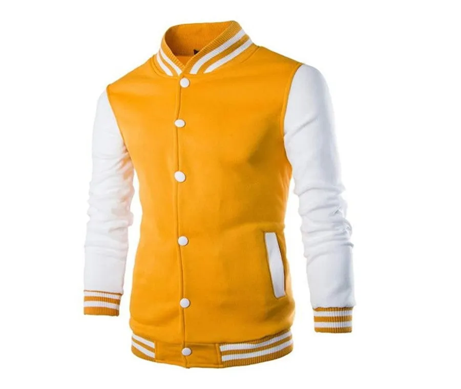 Plus size men's versity college jackets wholesale blank varsity jackets custom logo plain letterman varsity jacket for men