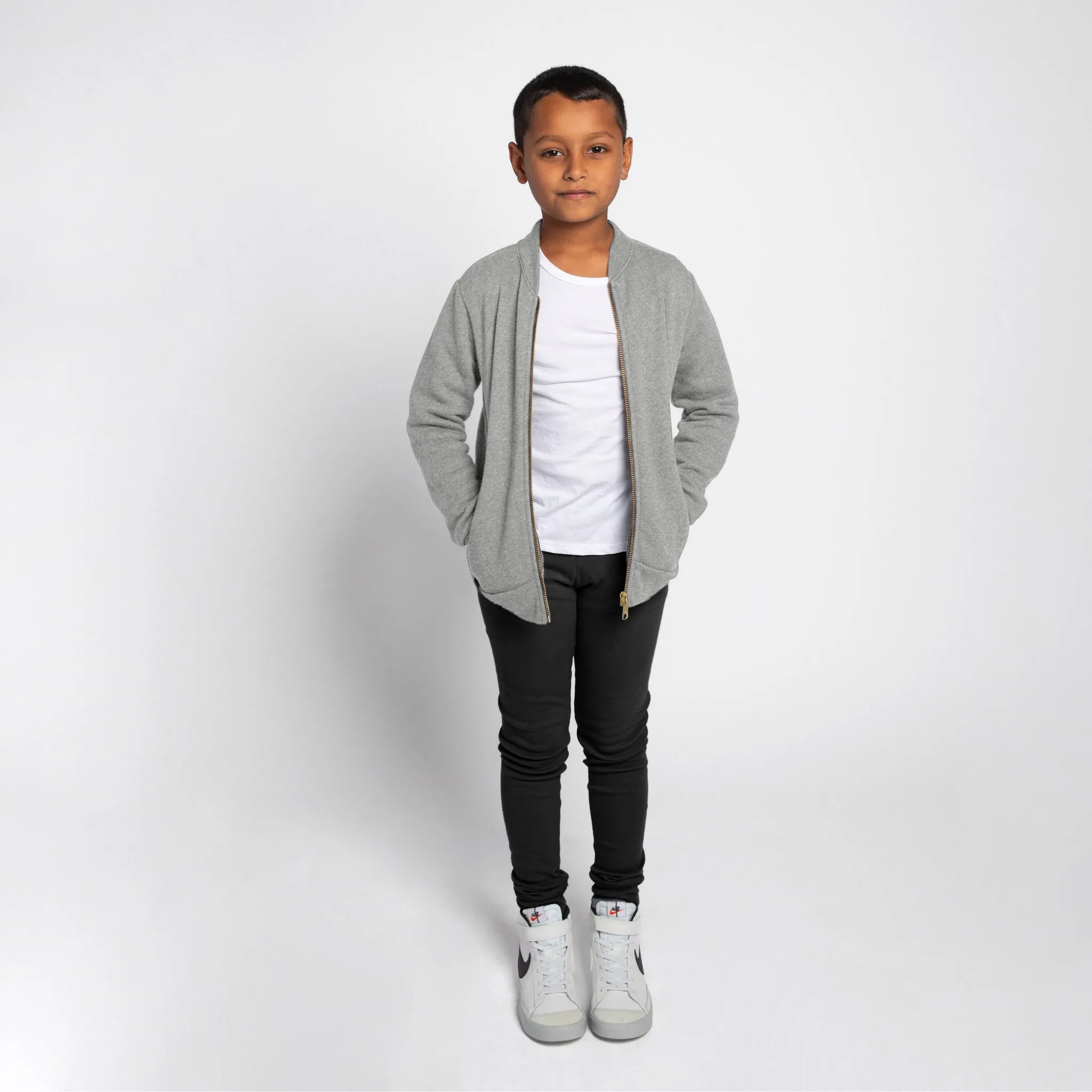 Plush Varsity Bomber