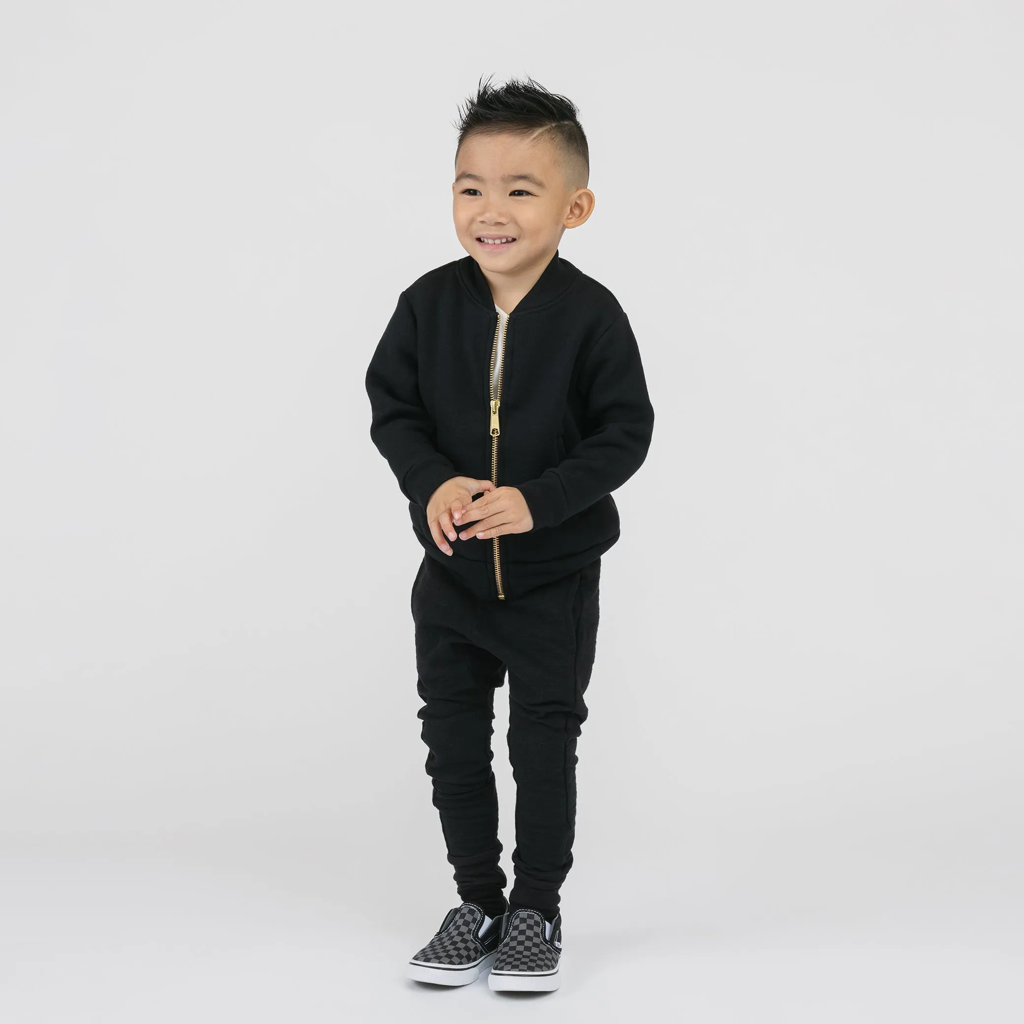 Plush Varsity Bomber