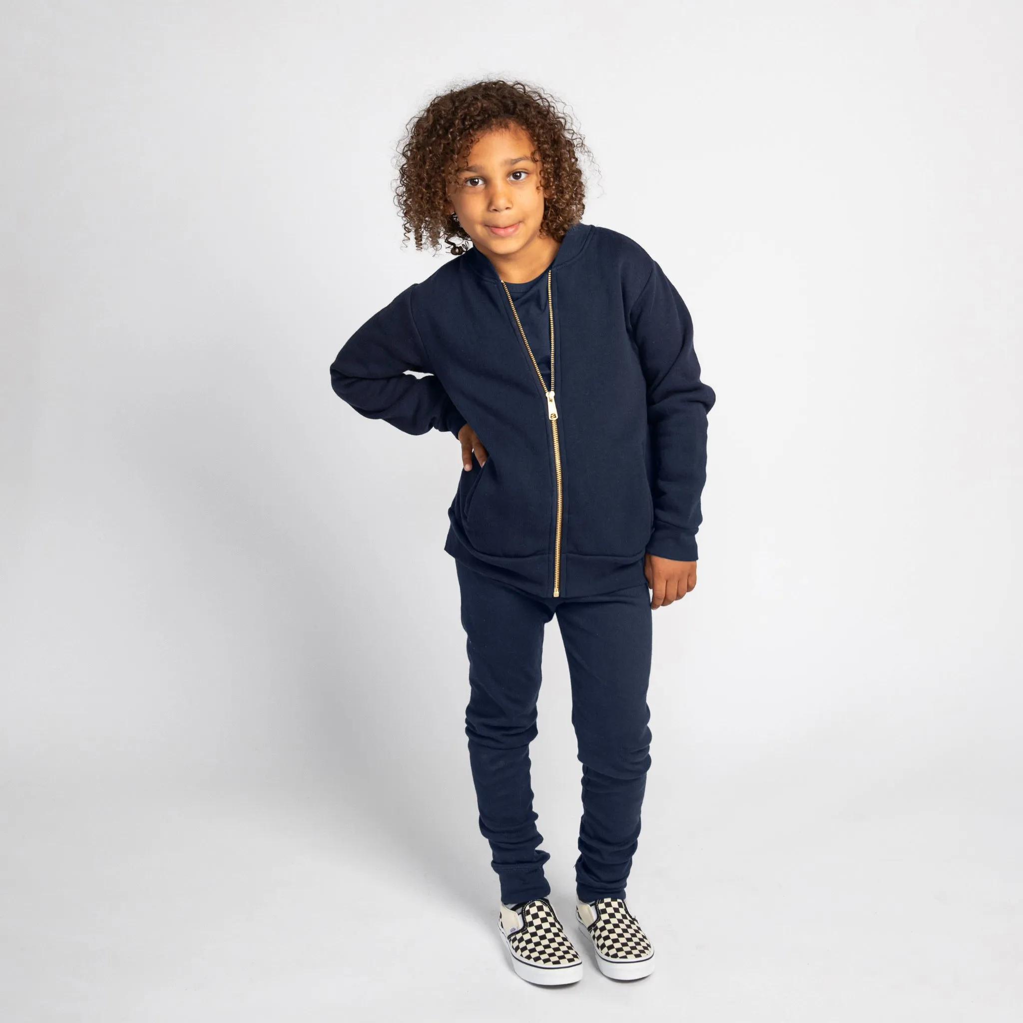 Plush Varsity Bomber