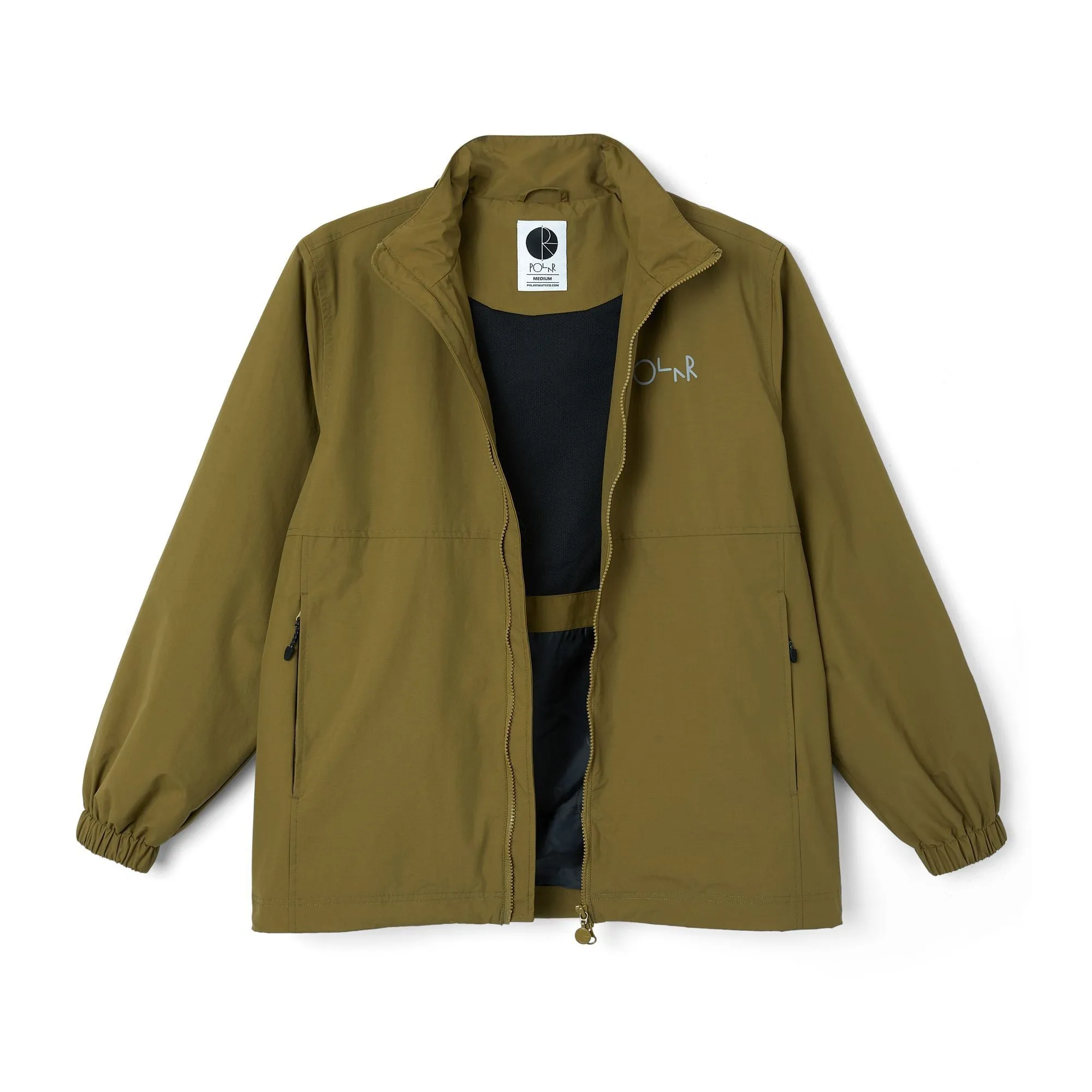 POLAR - Coach Jacket "Green Brown"