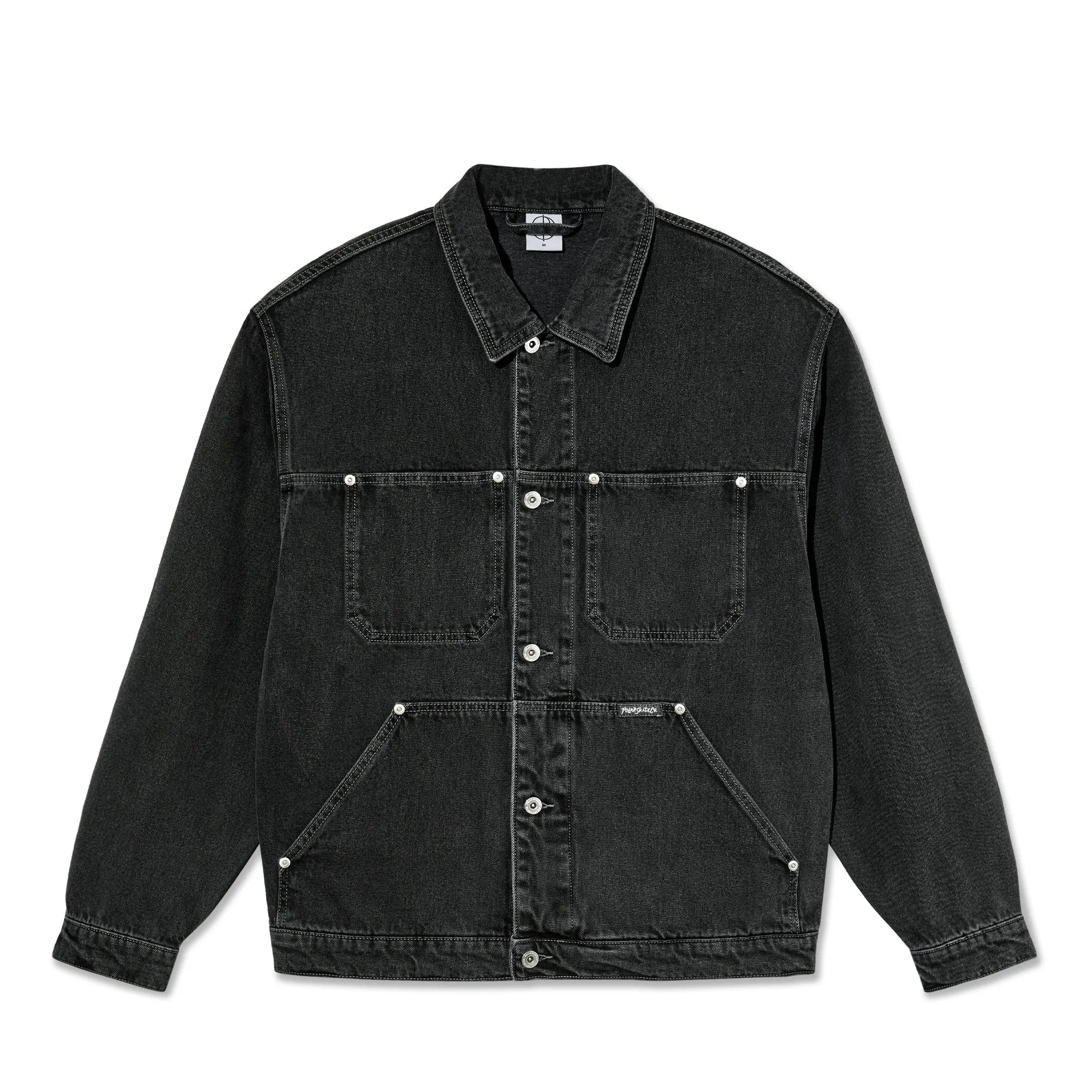 POLAR - Patrik Denim Jacket  "Silver / Black"