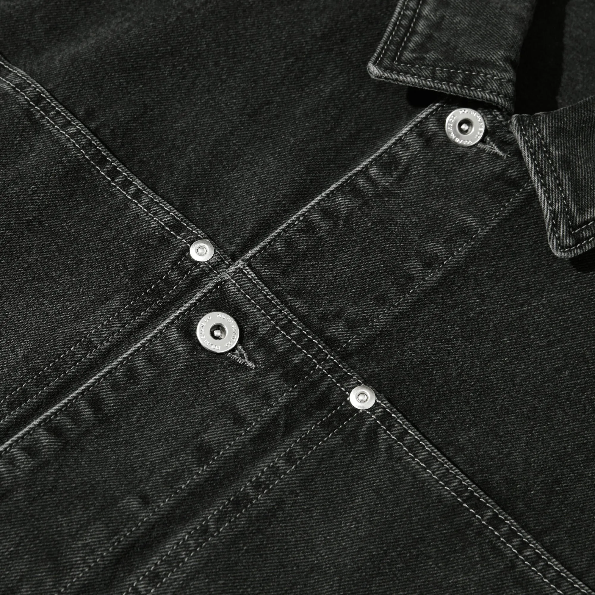 POLAR - Patrik Denim Jacket  "Silver / Black"