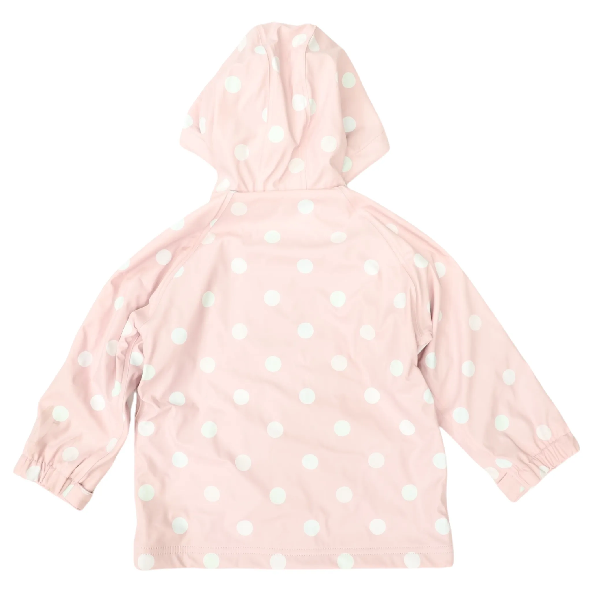 Polkadot Colour Change Raincoat - Pink
