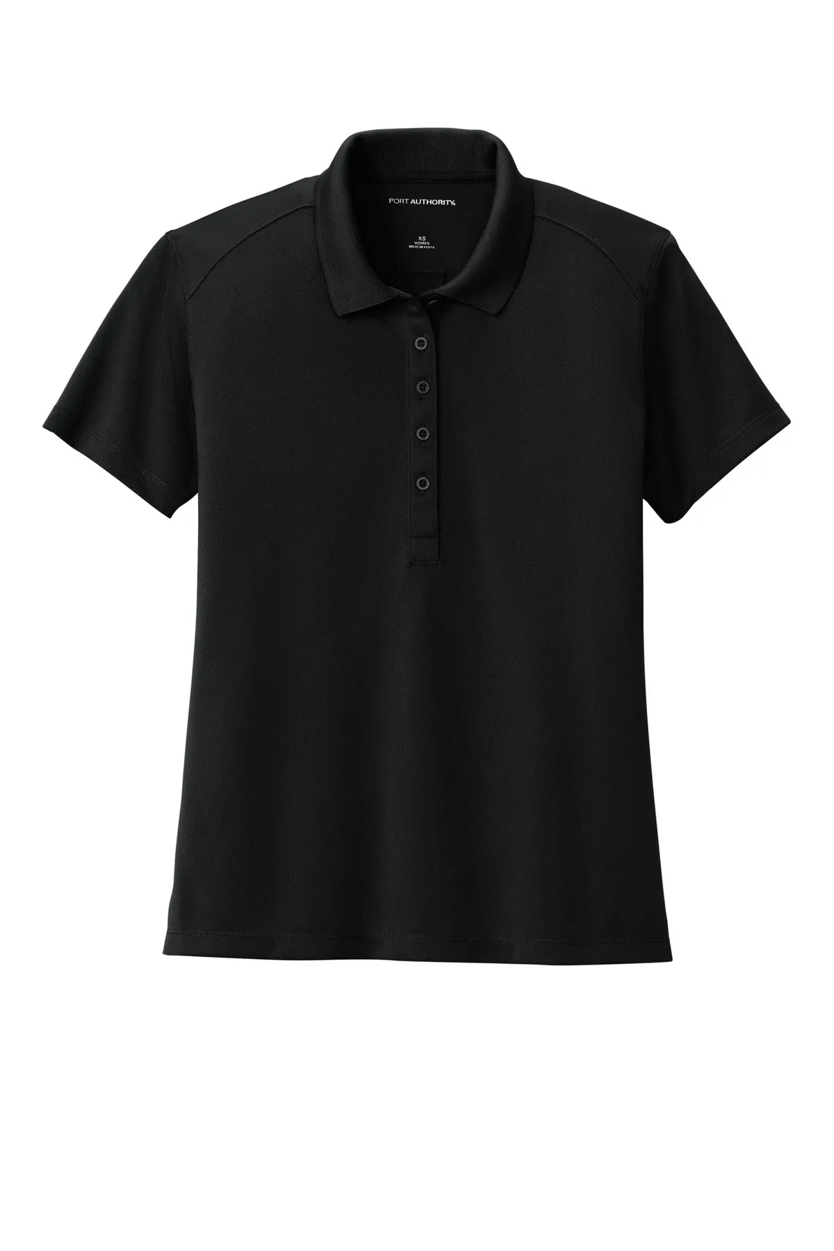 Port Authority Women's Wearever Performance Pique Polo LK240 Deep Black
