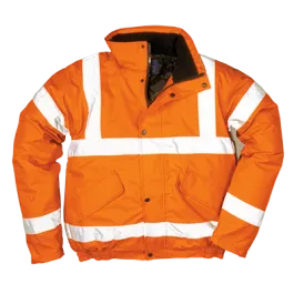 Portwest RT32 Hi-Vis Bomber Jacket GO/RT