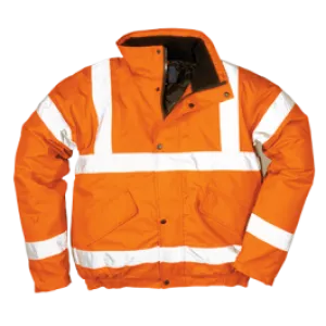 Portwest RT32 Hi-Vis Bomber Jacket GO/RT