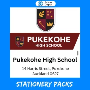 Pukekohe High School Stationery Pack 2025 Year 12