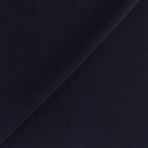 Pure Wool Crepe Dark Navy