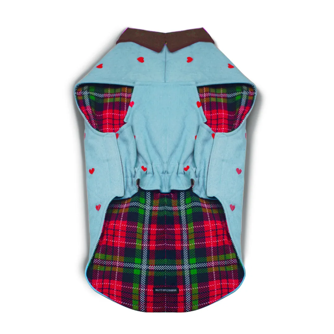 Quilted Denim Jacket – Light Blue