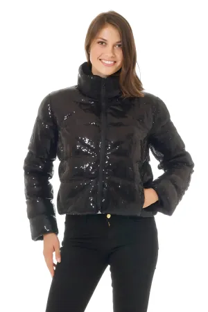 "Rina" Sequin Puffer Jacket