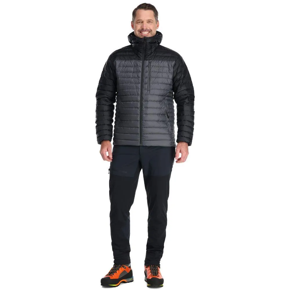 Rab Men's Microlight Alpine Down Jacket (Black/Graphene)