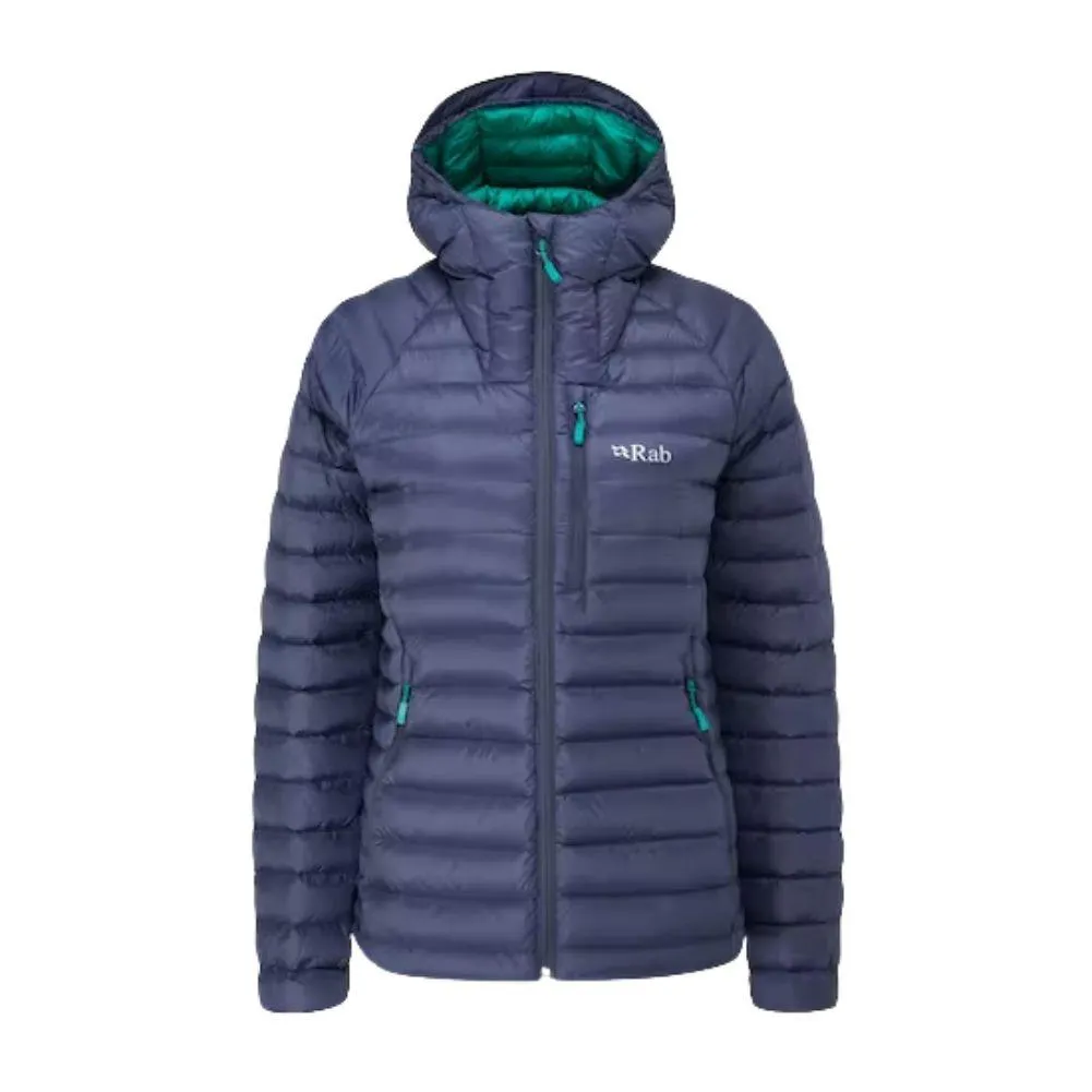 Rab Women's Microlight Alpine Down Jacket (Deep Ink/Atlantis)