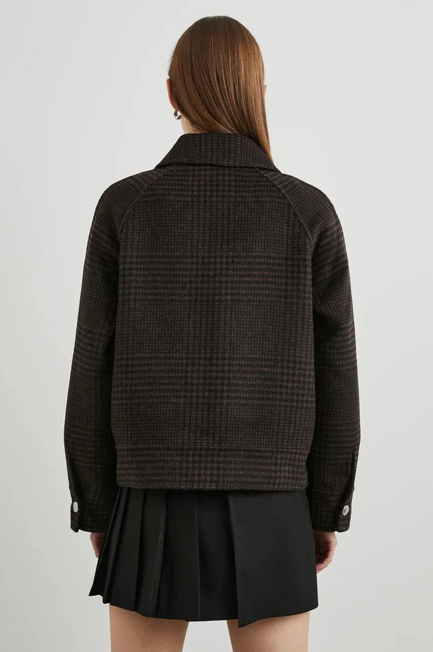 Rails - Cheyenne Jacket in Espresso Houndstooth