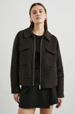 Rails - Cheyenne Jacket in Espresso Houndstooth