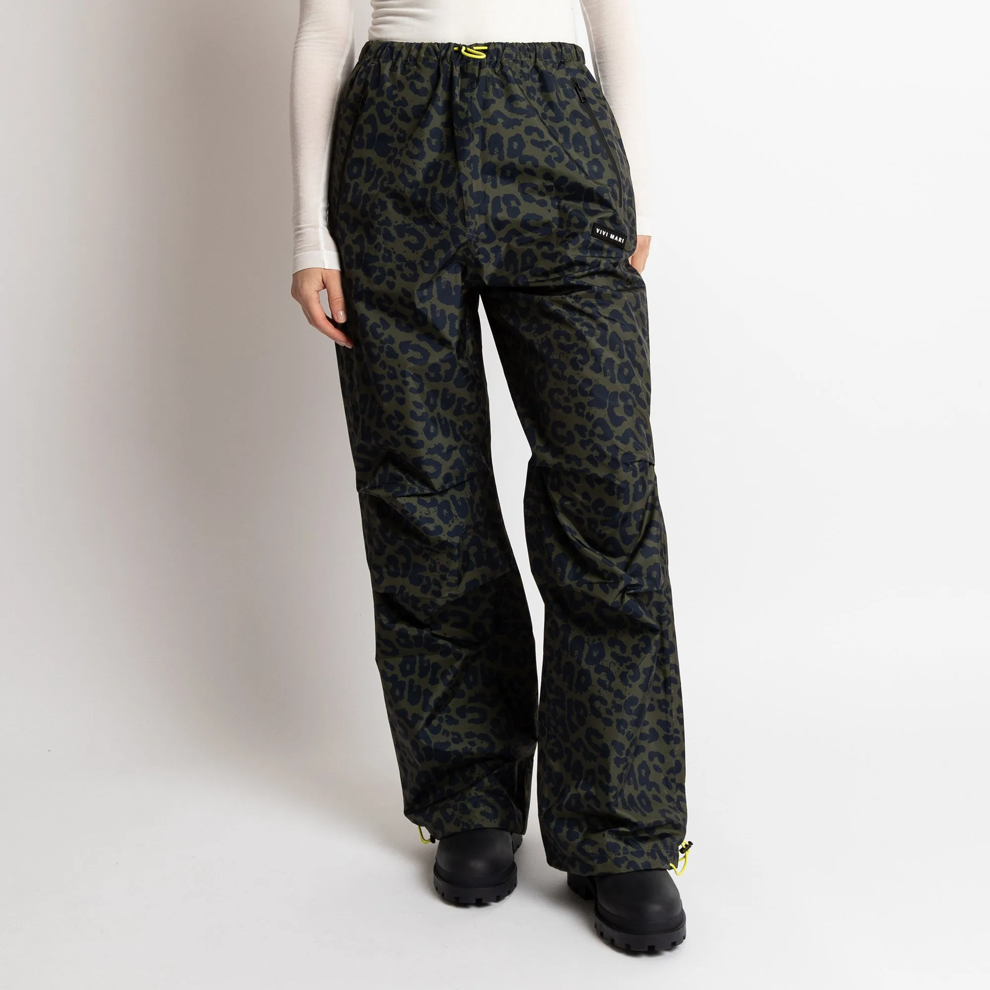 Rain Pants leo splashes navy/olive