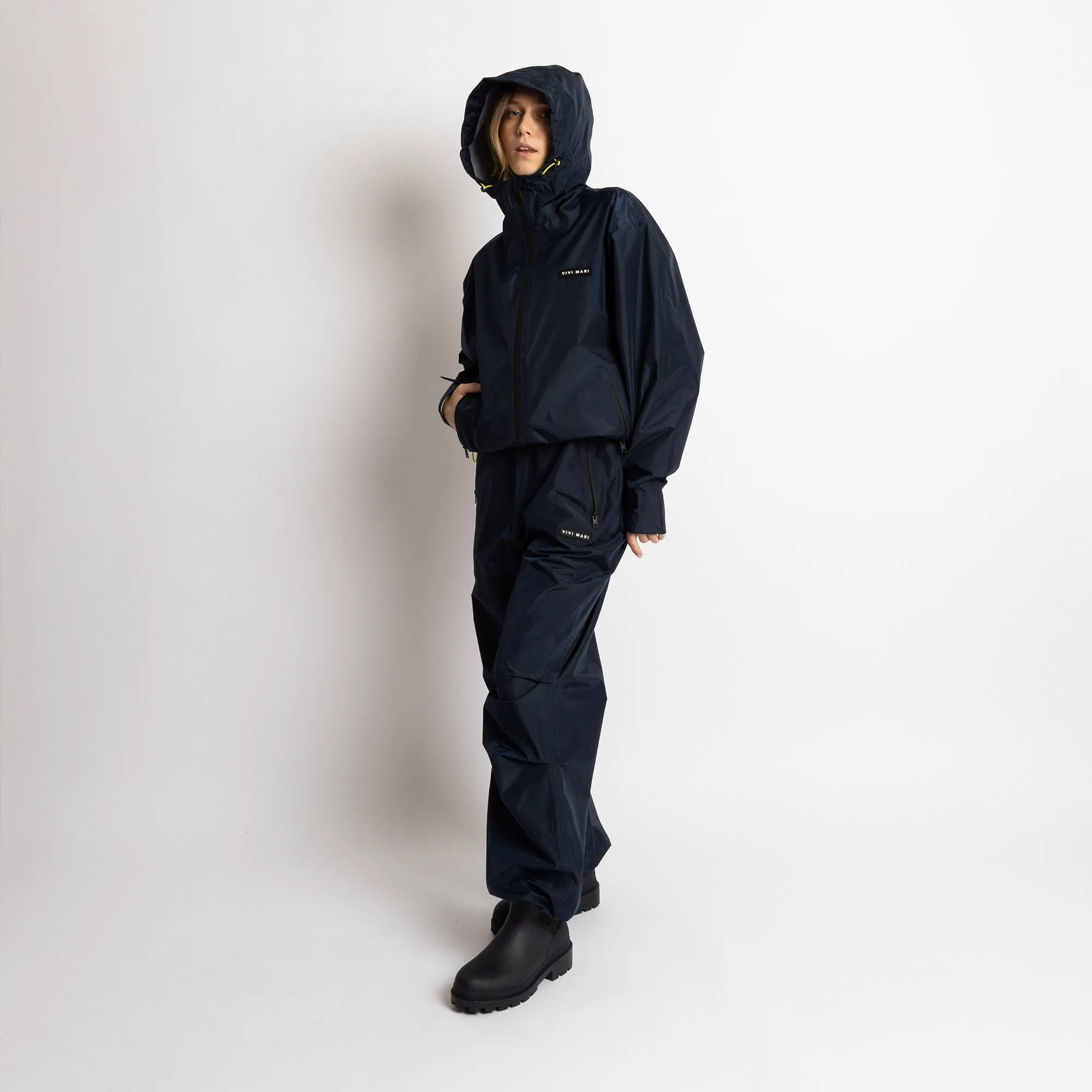 Rain Pants solid navy