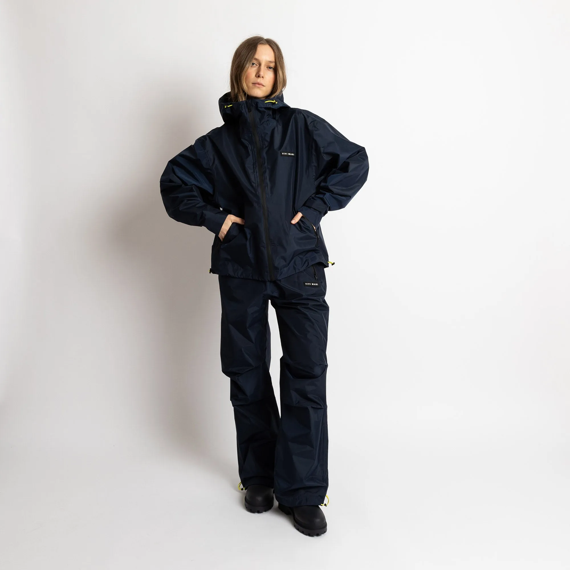 Rain Pants solid navy