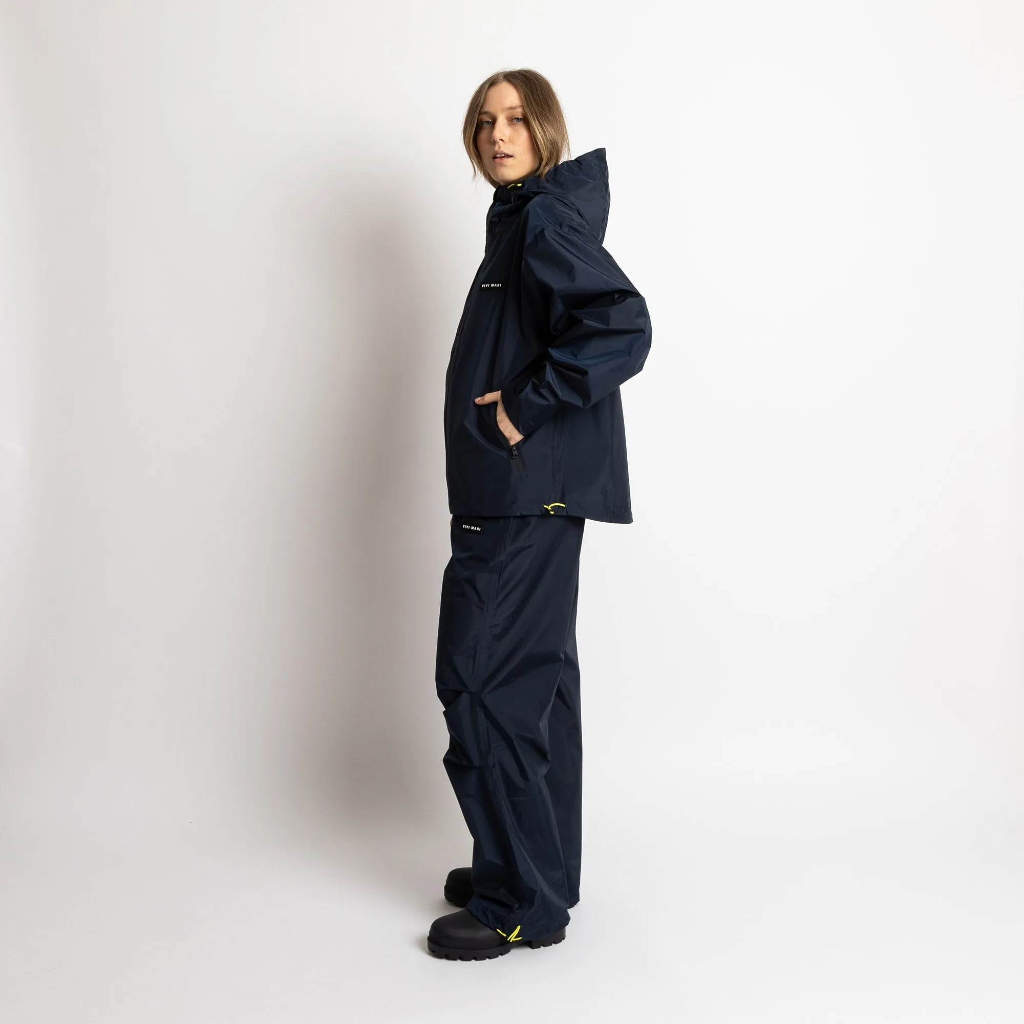 Rain Pants solid navy