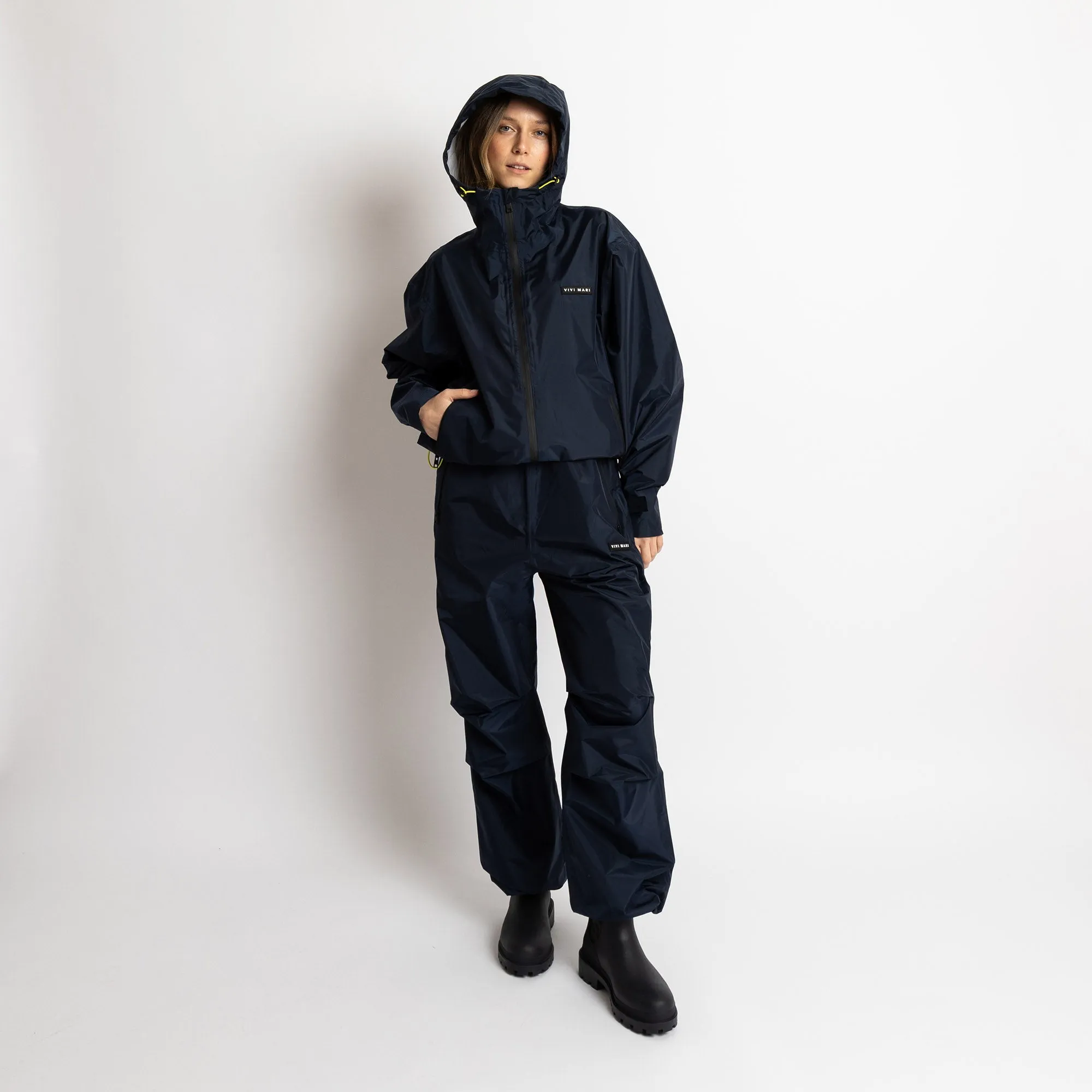 Rain Pants solid navy