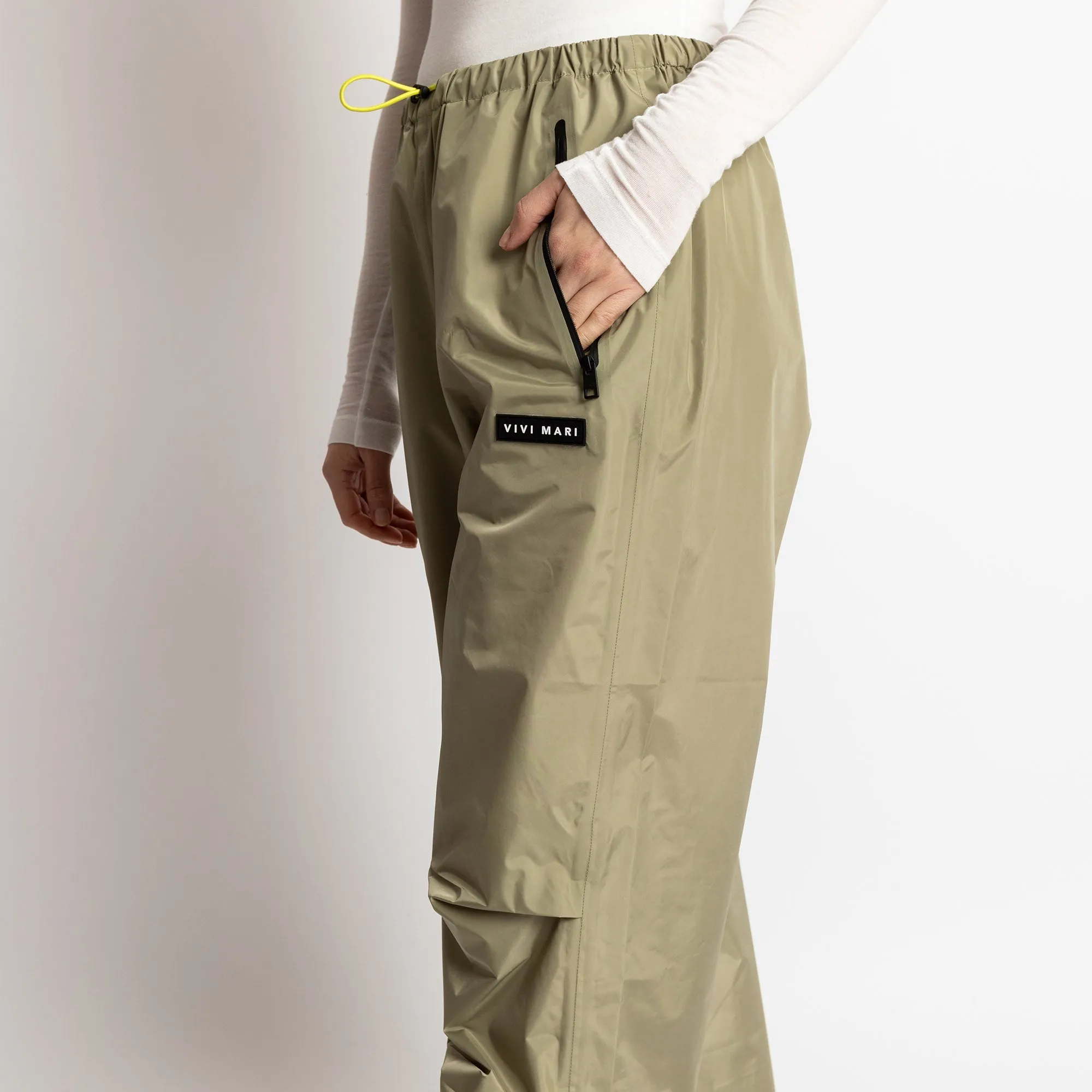 Rain Pants solid pale olive