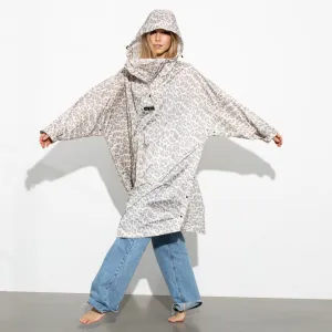 Raincoat leo splashes grey/sand