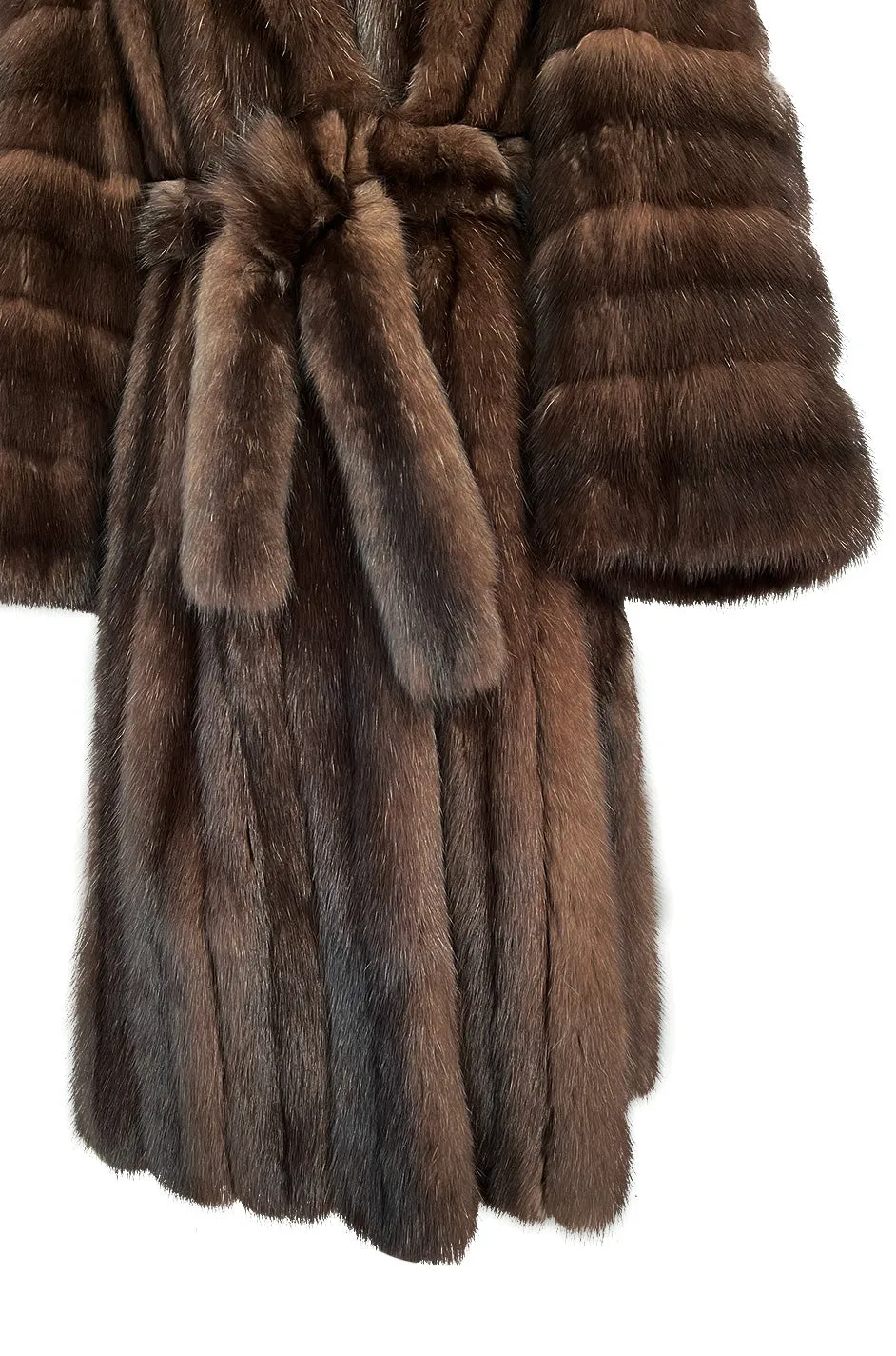 Rare 1984 Christian Dior Haute Couture by Canton Furs Model #3007 ‘Dynastie' Russian Sable Coat