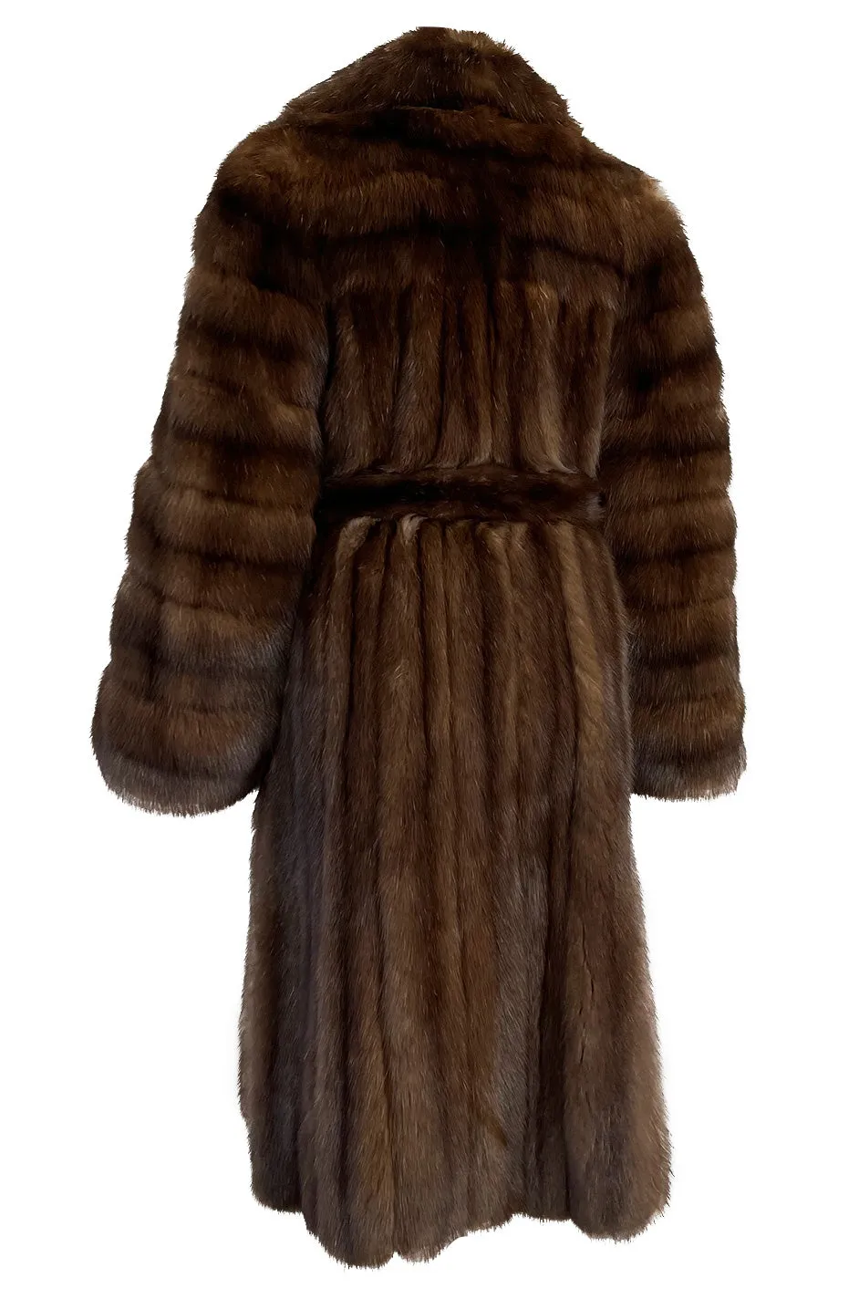 Rare 1984 Christian Dior Haute Couture by Canton Furs Model #3007 ‘Dynastie' Russian Sable Coat
