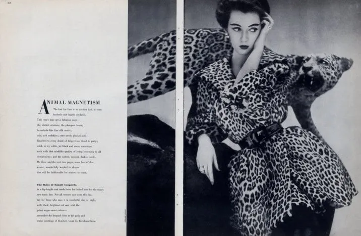 Rare Vintage DIOR Ocelot Fur Coat