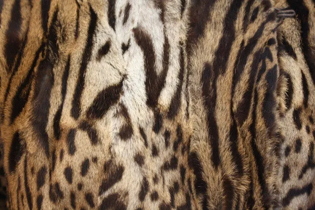 Rare Vintage DIOR Ocelot Fur Coat