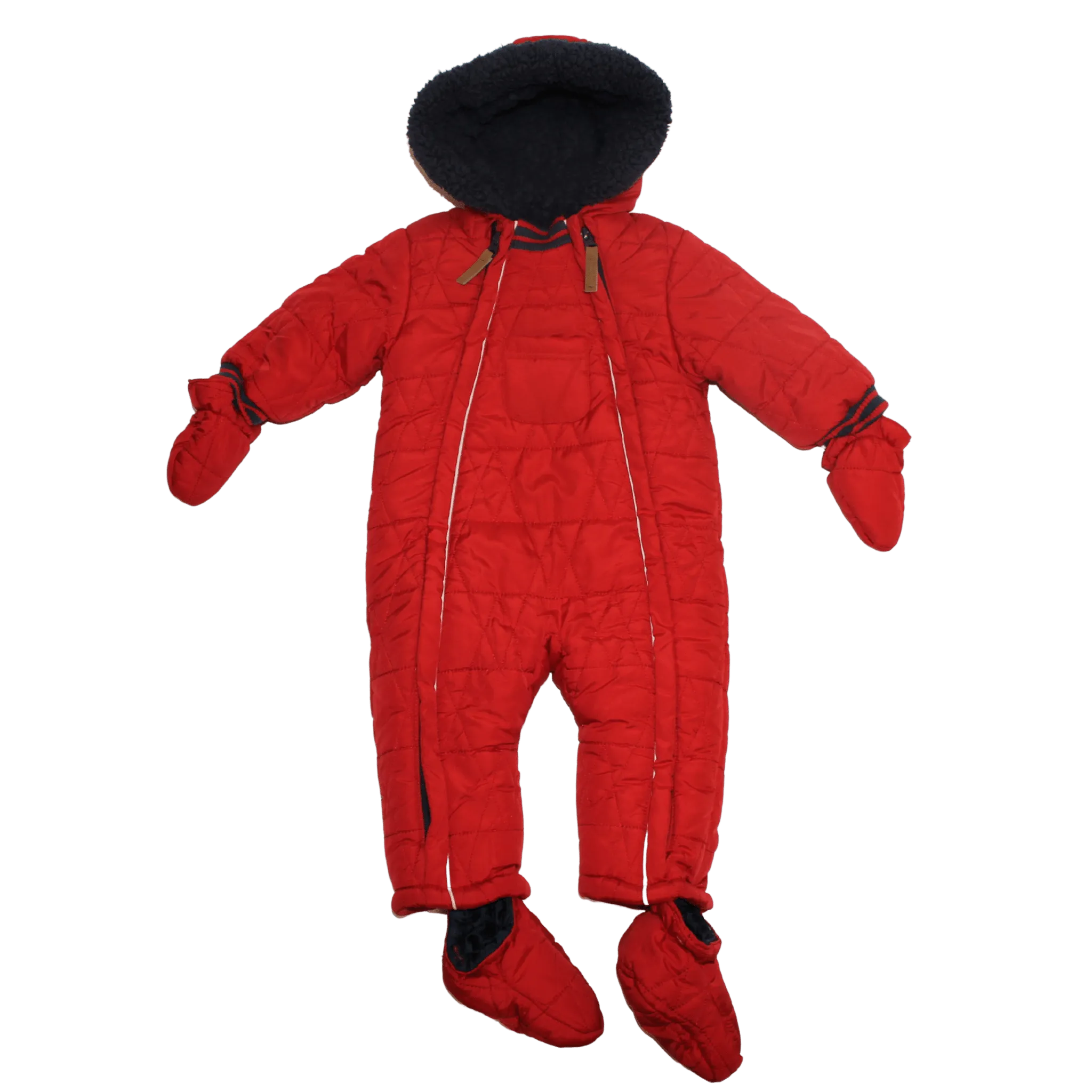 Red Snow Suit