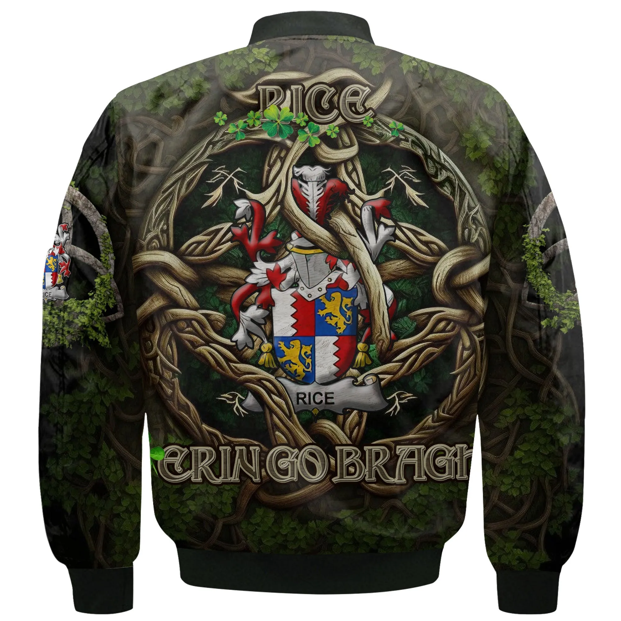 Rice Bomber Jackets Ireland Is My Root Style