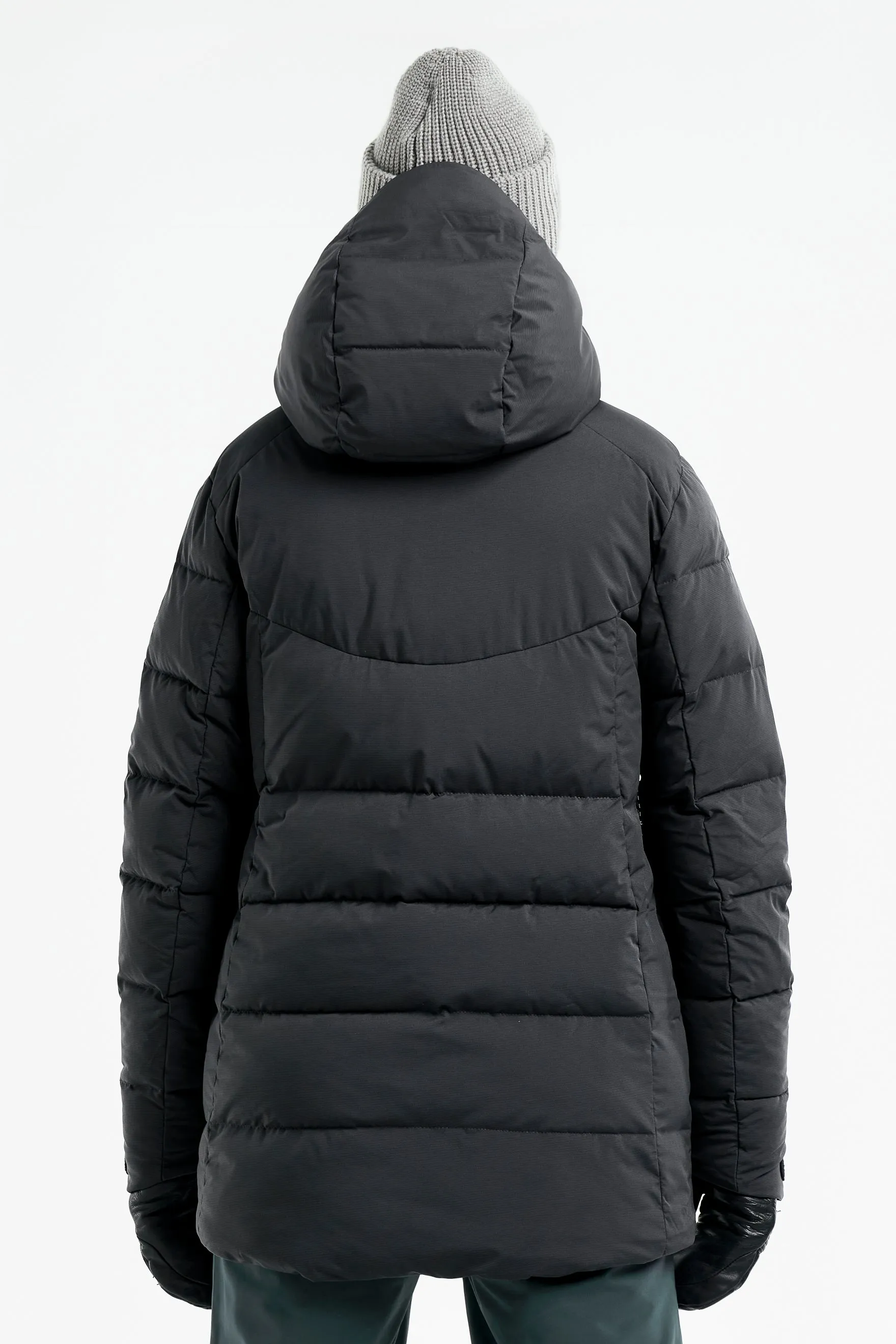 Riya Synthetic Down Jacket-Black
