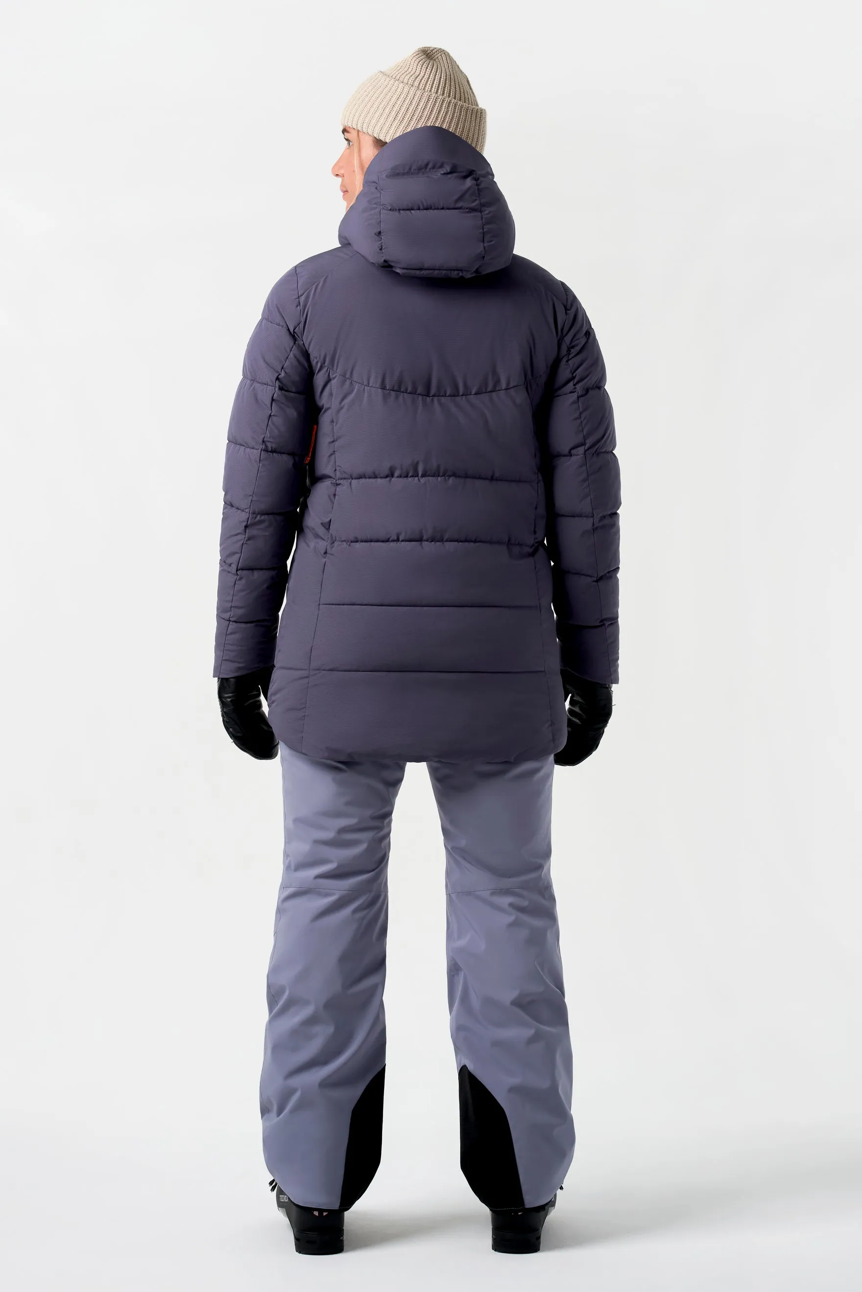 Riya Synthetic Down Jacket-Dark mineral