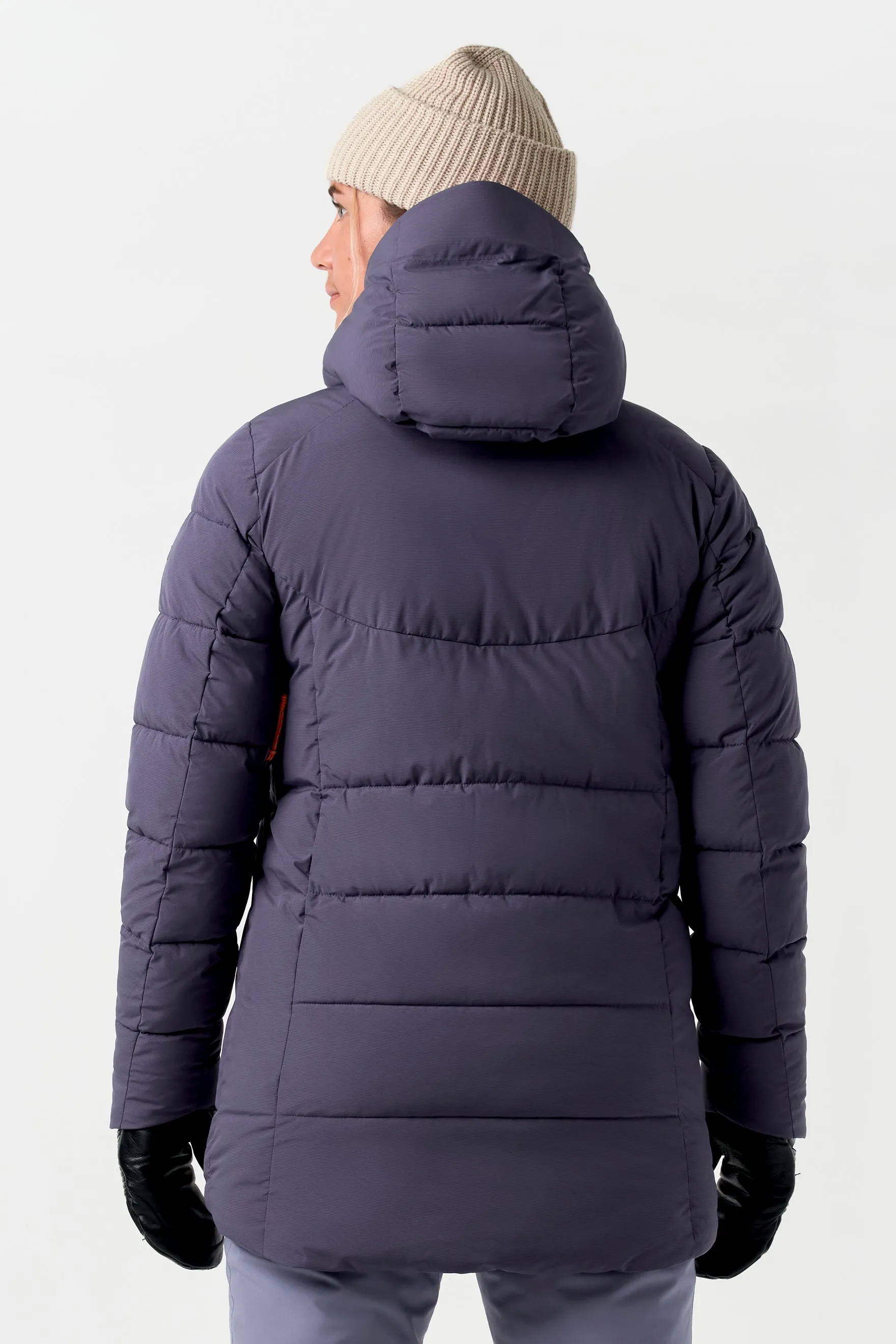 Riya Synthetic Down Jacket-Dark mineral