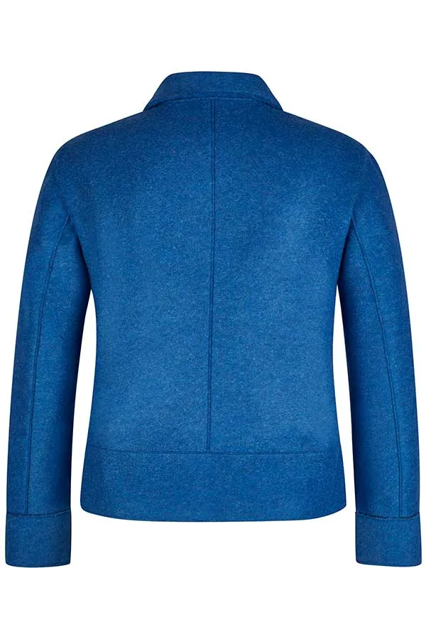 ROYAL BLUE WOOL JACKET