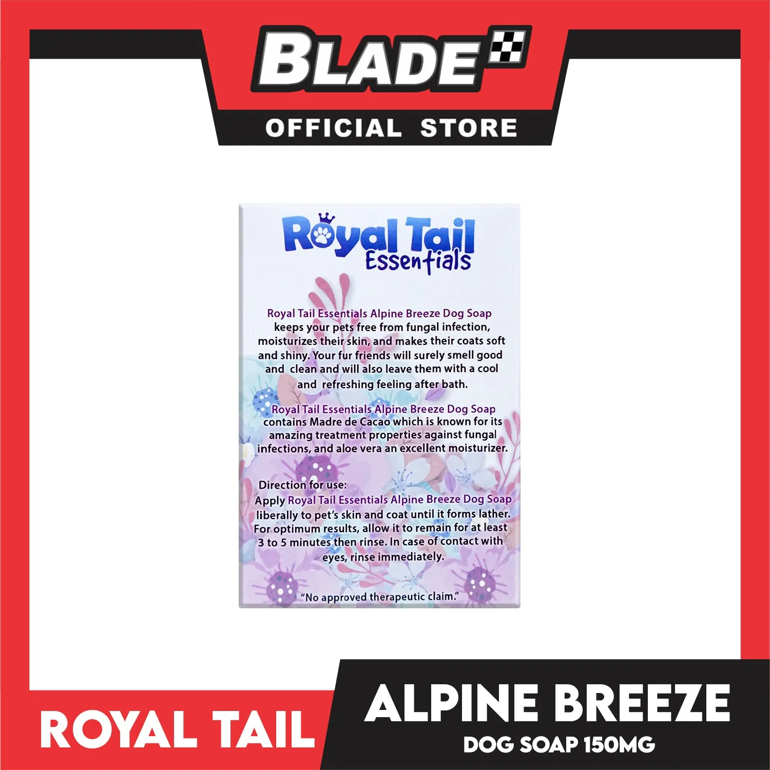 Royal Tail Essentials Madre de Cacao Dog Soap 150mg (Alpine Breeze)