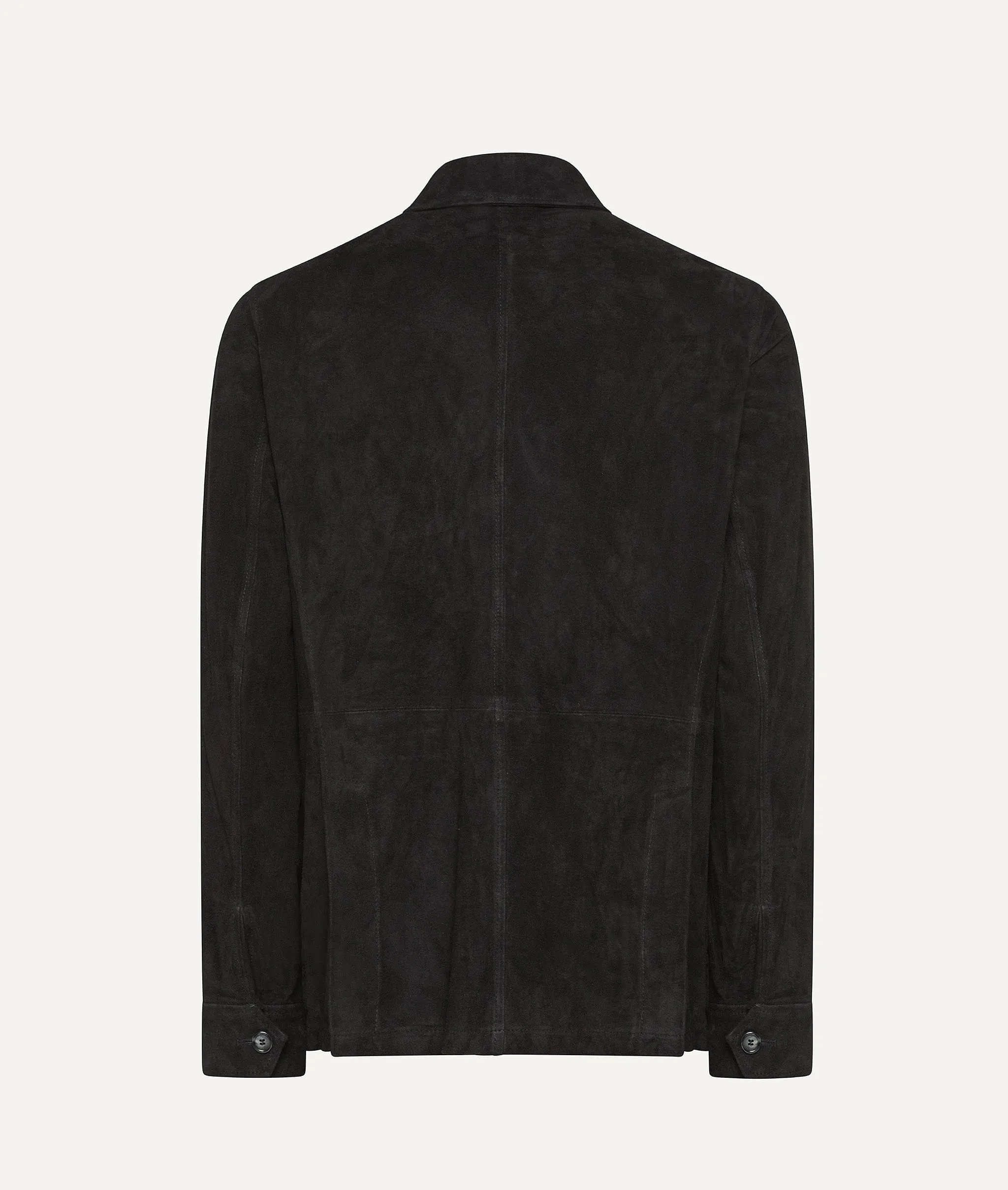 Safari Jacket in Suede Leather