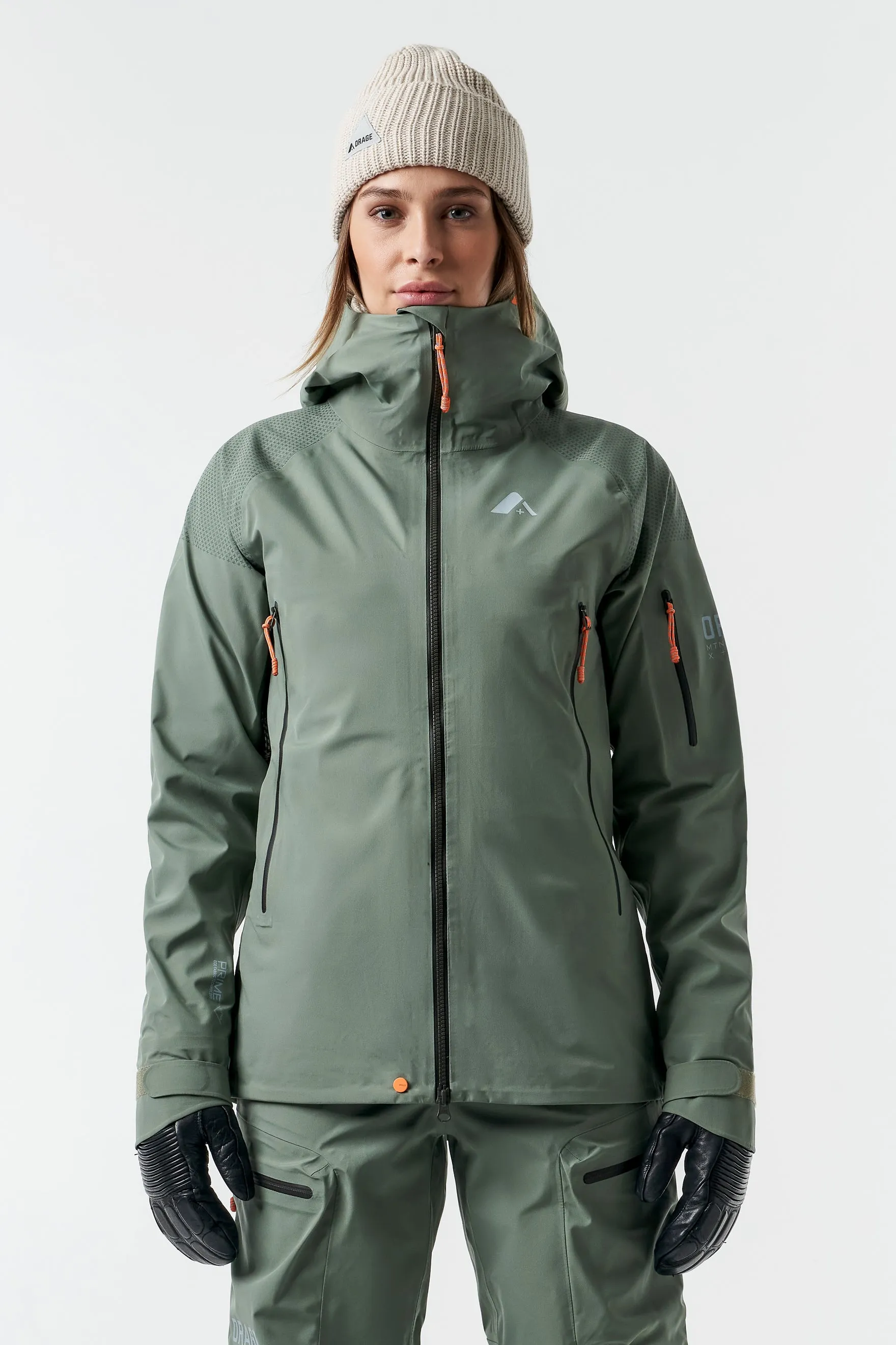 SAMPLE -Women's MTN-X Alpina Light 3L Jacket-Dark leaf