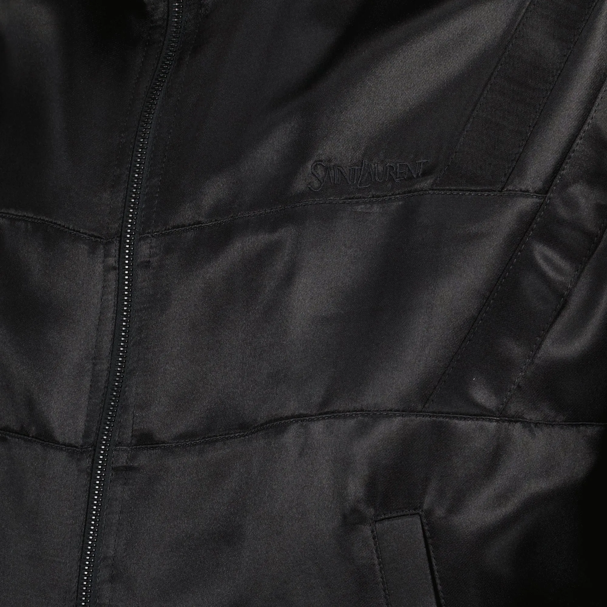 Satin Bomber Jacket