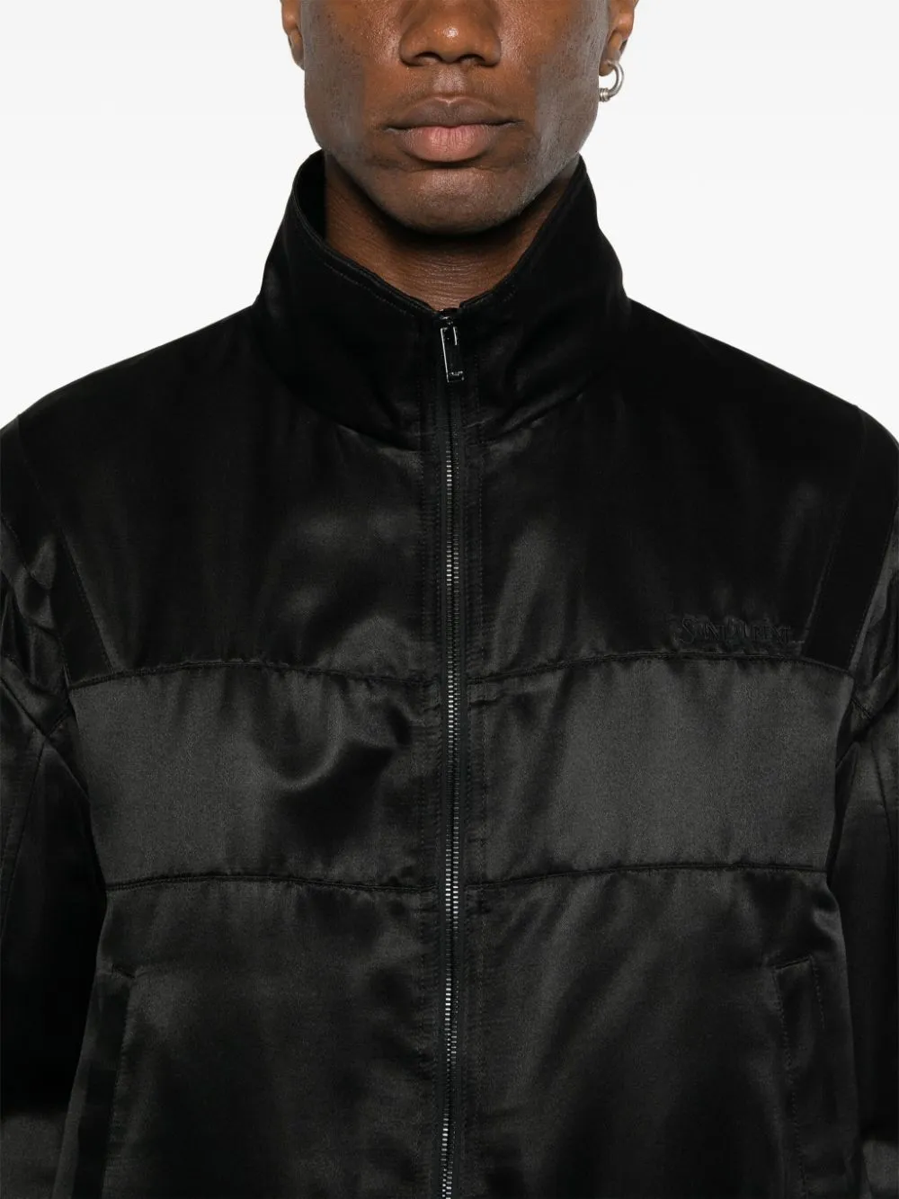 Satin Bomber Jacket