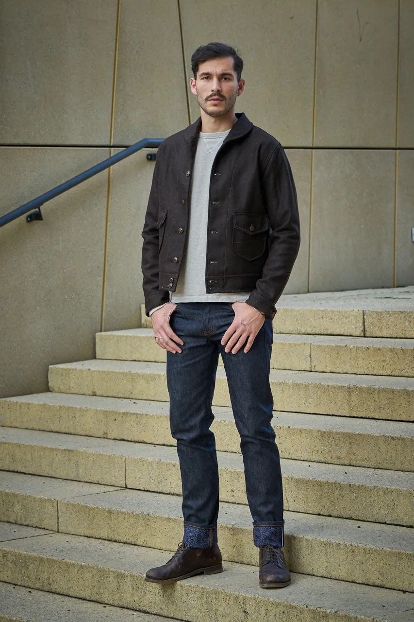 Scarti Lab Cossack Jacket 707-SE430 Melton Wool Brown
