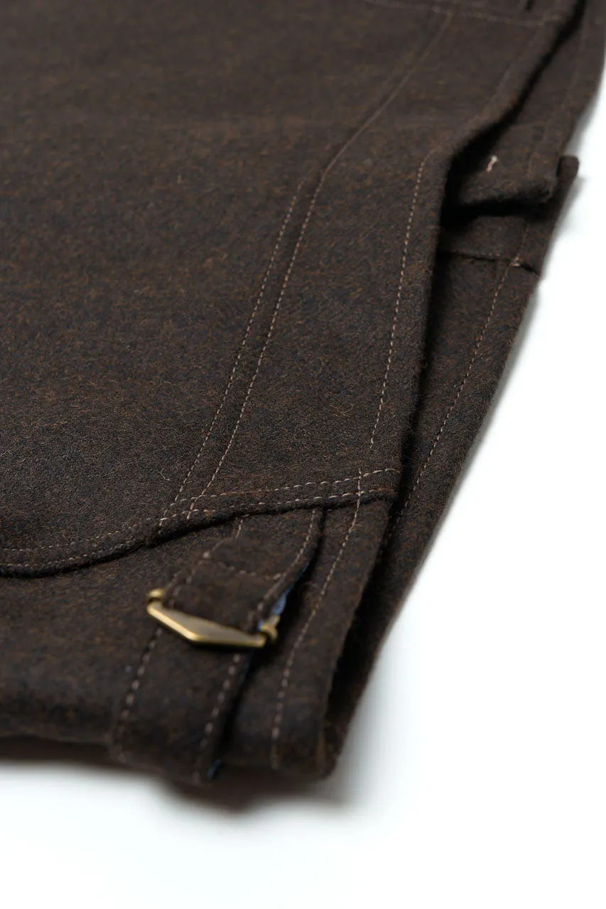 Scarti Lab Cossack Jacket 707-SE430 Melton Wool Brown