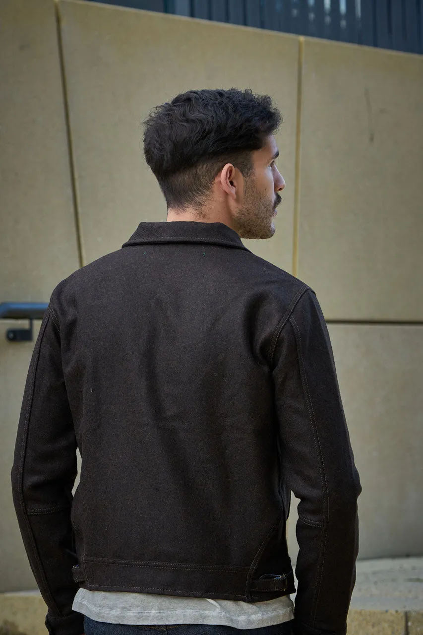Scarti Lab Cossack Jacket 707-SE430 Melton Wool Brown
